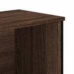 vidaXL Bibliothèque chêne marron 80x31x74 5 cm bois d'ingénierie