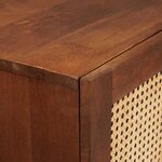 vidaXL Buffet Haut Marron 60 x 33 5 x 100 cm Bois de mangue massif