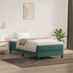 vidaXL Sommier à lattes de lit sans matelas vert foncé 80x220 cm