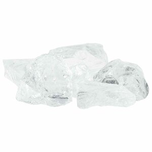 vidaXL Pierres de Jardin Blanc 12 cm Verre