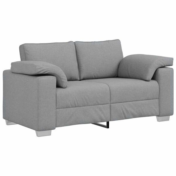 vidaXL Canapé Gris clair 160 x 80 x 82 cm tissu