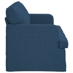 vidaXL Canapé Bleu 142 x 80 x 85 cm tissu