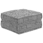 vidaXL Canapé modulaire 2 Pièces Gris clair 140 x 70 x 36 cm tissu