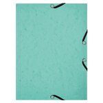 Chemise 3 Rabats À Élastiques Aquarel + 25 Fiches Bristol A5 - 4 Couleurs Assorties - Couleurs Assorties - X 10 - Exacompta