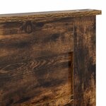 vidaXL Tête de lit Chêne fumé 160 cm Bois d'ingénierie