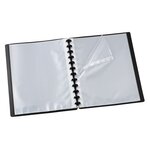 Protège-documents MAXI GEODE Couv personnalisable. 60 vues. Coloris noir VIQUEL
