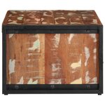 vidaXL Table basse multicolore 90x50x36 cm bois de récupération massif