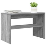 vidaXL Meuble TV Gris Sonoma 60 x 30 x 40 cm Bois d'ingénierie