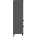 vidaXL Bibliothèque VIKEN gris anthracite 60x35x123 cm bois ingénierie