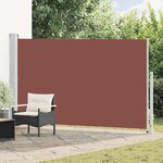 vidaXL Auvent latéral rétractable de patio 180x300 cm Marron