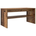 vidaXL Meuble TV Bois ancien 80 x 35 x 40 cm Bois d'ingénierie