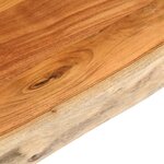 vidaXL Dessus de table 100x60x2 5cm rectangulaire bois massif d'acacia