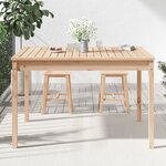 vidaXL Table de jardin 121x82 5x76 cm bois massif de pin
