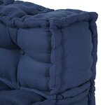 vidaXL Coussin Bleu 70 x 70 x 54 cm Polyester