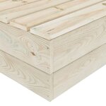 vidaXL Tables de jardin 2 Pièces 60x60x30 cm Bois d'épicéa imprégné
