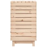 vidaXL Panier à linge 44x44x76 cm bois massif de pin