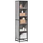vidaXL Bibliothèque sonoma gris 40x35x170 5 cm bois d'ingénierie