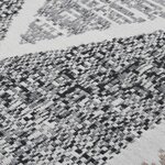 vidaXL Tapis Noir et gris 160x230 cm Coton