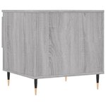vidaXL Table basse sonoma gris 50x46x50 cm bois d'ingénierie