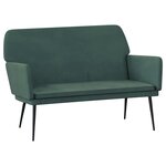 vidaXL Banc Vert foncé 108x79x79 cm Velours