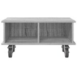 vidaXL Meuble TV Gris Sonoma 68 5 x 35 x 35 cm Bois d'ingénierie