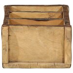 vidaXL Plateau 4 Pièces Marron 30 x 14 x 9 cm Bois Recyclé Solide
