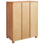 vidaXL Armoire avec stockage avec porte Marron Bois d'ingénierie