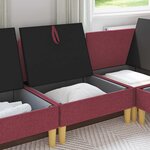 vidaXL Sofa avec rangement Tissu