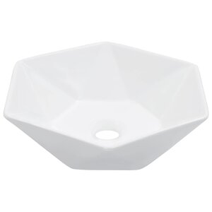 vidaXL Lavabo 41x36 5x12 cm Céramique Blanc