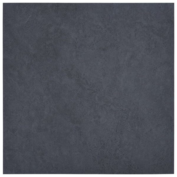 vidaXL Dalles de plancher autoadhésives 5 11 m² PVC noir marbre