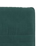vidaXL Chaises à manger lot de 4 Vert foncé Velours