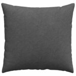 vidaXL Coussins de canapé 2 Pièces Gris foncé 45 x 45 cm
