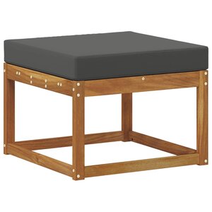 vidaXL Pouf d'Extérieur Bois d'Acacia Massif Naturel