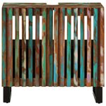 vidaXL Armoire lavabo de salle de bain 62x34x58cm bois massif d'acacia