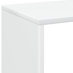 vidaXL Étagère séparatrice de pièce blanc 102x29x103 5 cm