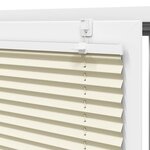 vidaXL Store plissé crème 105x100cm largeur du tissu 104 4cm polyester