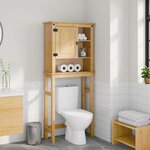 vidaXL Armoire pour machine à laver salle de bain Corona pin massif