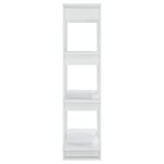 vidaXL Bibliothèque/Séparateur de pièce Blanc 80x30x123 5 cm