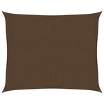vidaXL Voile d'ombrage 160 g/m² Marron 2 5x3 m PEHD