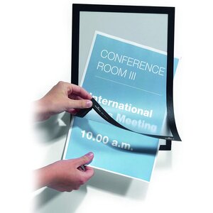 Sachet 2 Cadres Magnétiques DURAFRAME® A4 noir DURABLE