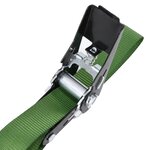 vidaXL Sangles d’arrimage à cliquet 10 Pièces 800 daN 6 m Vert