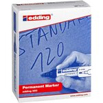 Marqueur Permanent 550 bleu 3-4 mm x 10 EDDING
