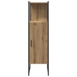 vidaXL Ensemble de meubles de salle de bain 4 pièces en chêne artisan  bois d'ingénierie