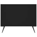 vidaXL Table basse noir 90x50x40 cm bois d'ingénierie