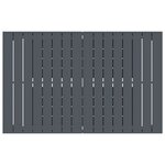 Ensemble meuble de couloir 9 pièces vidaXL en acier anthracite