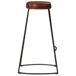 vidaXL Tabourets de bar Gavin lot de 2 marron foncé 44x37 5x78 cm