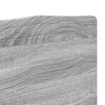 vidaXL Tête de lit Gris Sonoma 135 cm Bois d'ingénierie