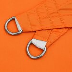 vidaXL Voile de parasol tissu oxford triangulaire 3 5x3 5x4 9 m orange