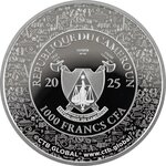 Monnaie IGUAZU FALLS Journey of a Lifetime 1 Oz Argent 1000 Francs Cameroon 2025 (PRÉCOMMANDE)