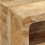 vidaXL Meuble TV 105x46x32 cm bois massif de manguier brut